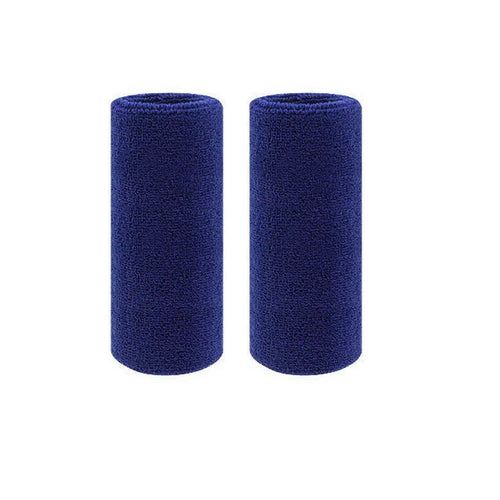 2 Pcs Towel Sports Wristbands Tennis Sweat Bands Wrist Guard For