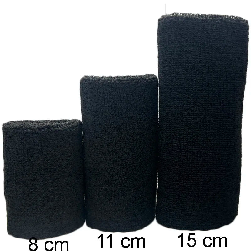 2 Pcs Towel Sports Wristbands Tennis Sweat Bands Wrist Guard For