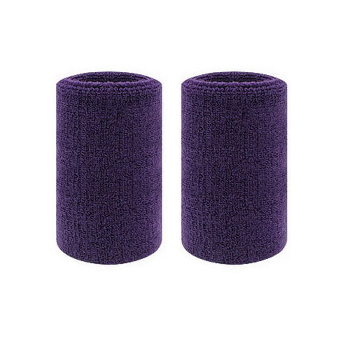 2 Pcs Towel Sports Wristbands Tennis Sweat Bands Wrist Guard For