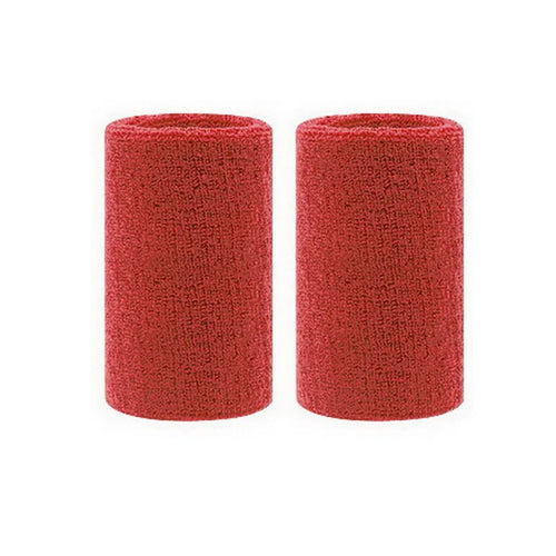 2 Pcs Towel Sports Wristbands Tennis Sweat Bands Wrist Guard For
