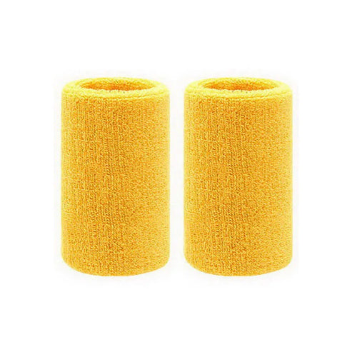 2 Pcs Towel Sports Wristbands Tennis Sweat Bands Wrist Guard For