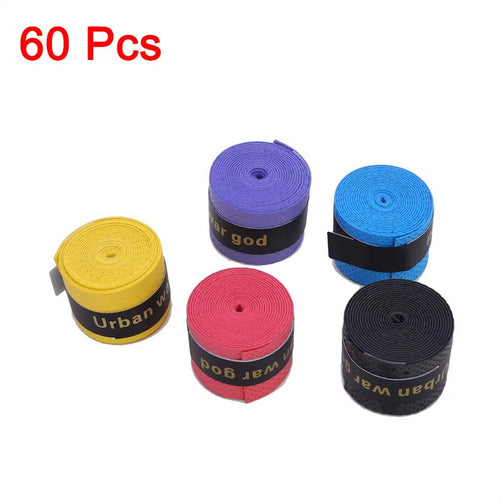 20pcs 60pcs Universal Sweatbands Overgrip Anti-slip Tennis Padel Shock