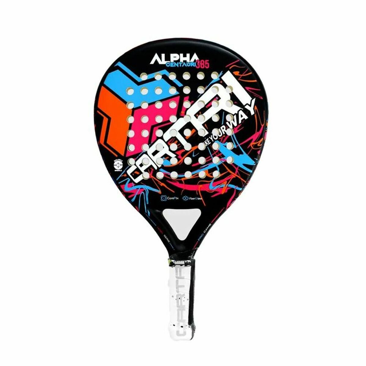 Padel Racket Alpha Centauri Cartri 385 Black