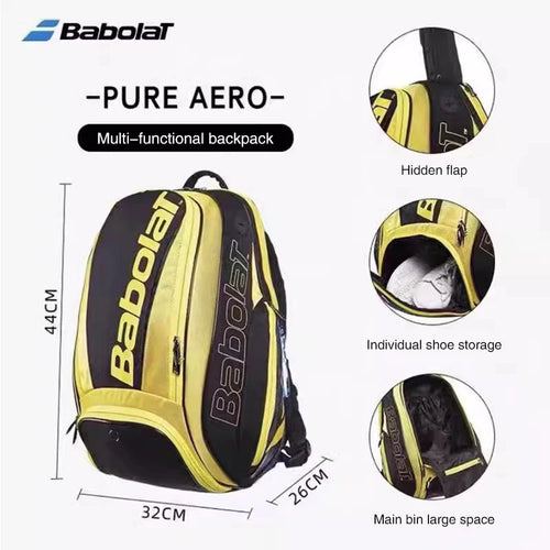 Original BABOLAT PURE AERO 2 Tennis Rackets Bag Tennis Bag Backpack