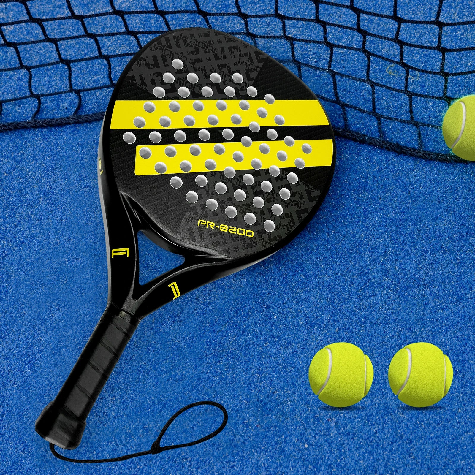 IANONI Padel Racket Carbon Fiber Surface with EVA Memory Flex Foam
