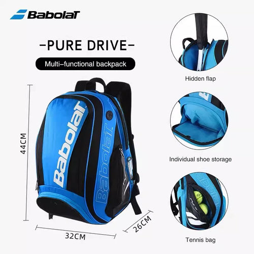 Original BABOLAT PURE AERO 2 Tennis Rackets Bag Tennis Bag Backpack