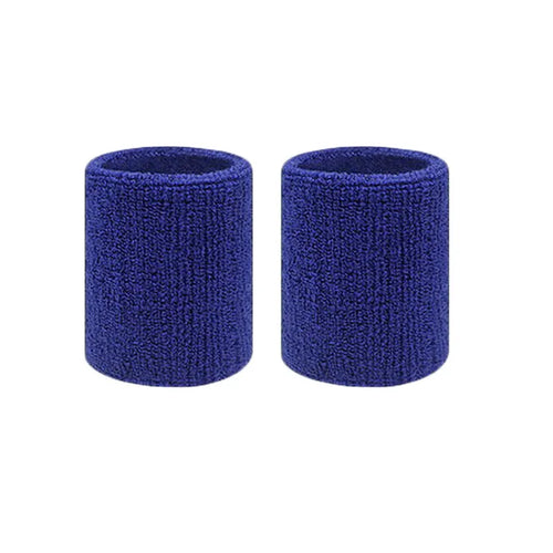 2 Pcs Towel Sports Wristbands Tennis Sweat Bands Wrist Guard For