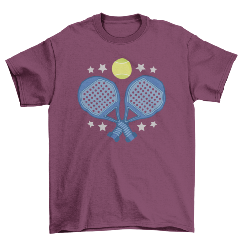 Padel rackets t-shirt