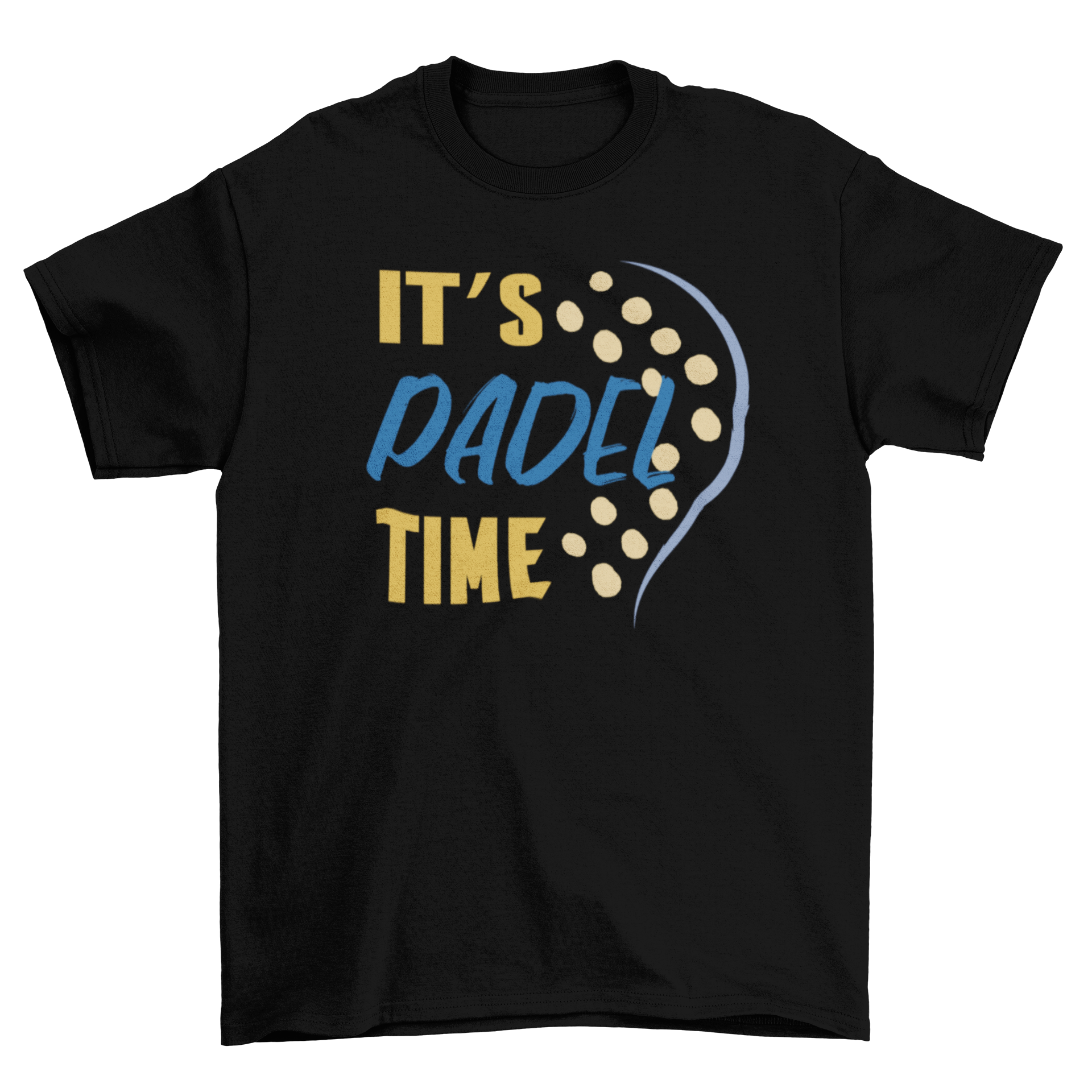 It's padel time t-shirt design